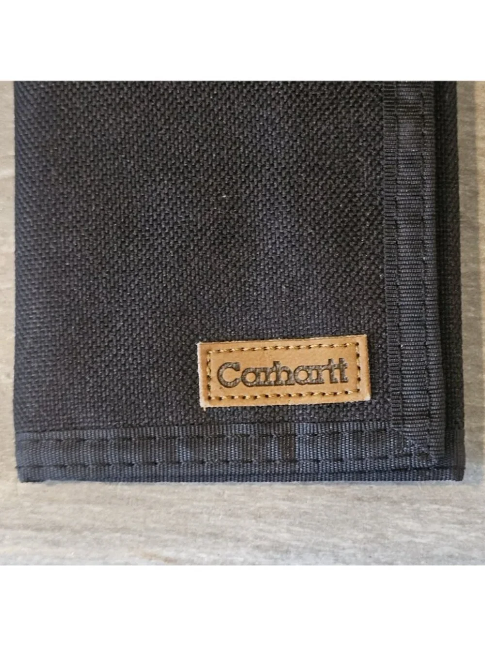 Carhartt Nylon Duck Trifold Wallet - Black